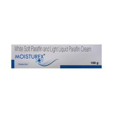 Moisturex White Soft Paraffin & Light Liquid Paraffin Cream | Paraben Free | Derma Care | Face Care Product For Extreme Dryness Cream Paraben Free