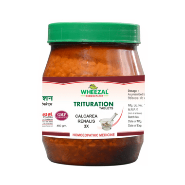 Wheezal Calcarea Renalis Trituration Tablet 3X