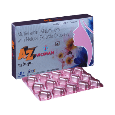 A To Z Women Capsule With Multivitamins, Multiminerals & Natural Extracts