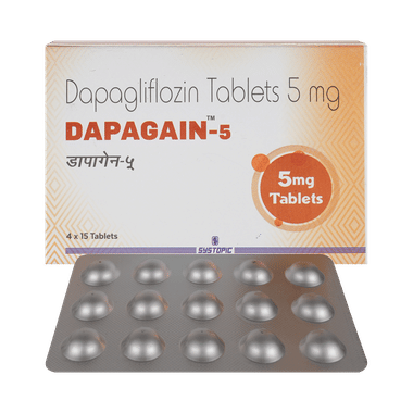 <span style='color:#626A7A'>Dapagain 5mg Tablet</span>