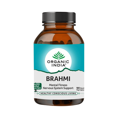 Organic India Brahmi Veg Capsule | Supports Brain Health