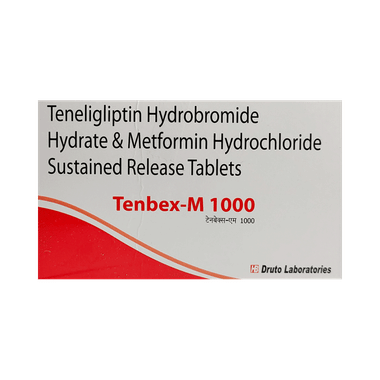 Tenbex M 1000mg/20mg Tablet