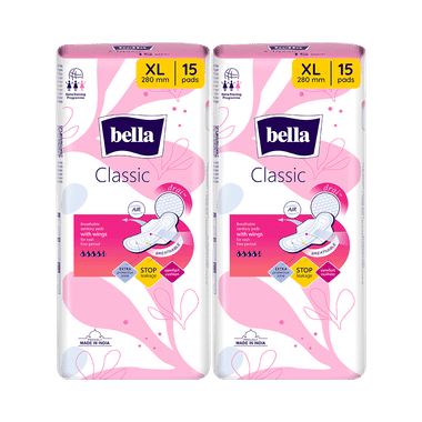 Bella Drai Wings Classic Sanitary Pads (15 Each)