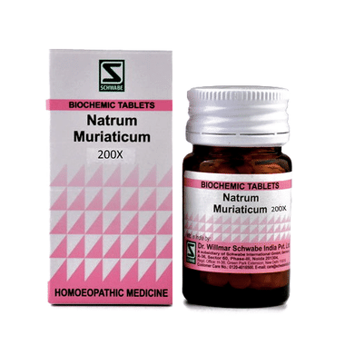 Dr Willmar Schwabe India Natrum Muriaticum Biochemic Tablet 200X