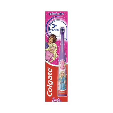 Colgate 3+ Years Extra Soft Battery Powered Toothbrush Barbie