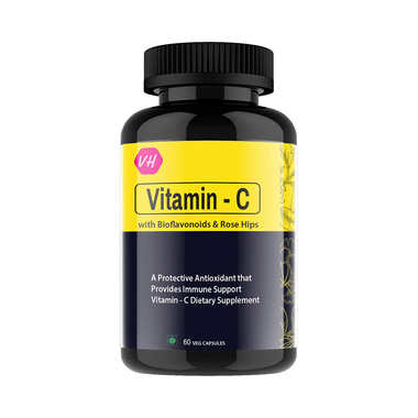 Vitaminhaat Vitamin C 1000mg With Bioflavonoids Rose Hips Capsule