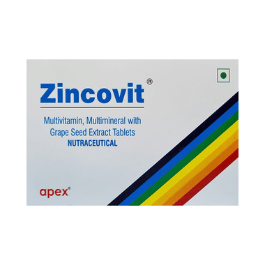 Zincovit Tablet with Multivitamin, Multimineral & Grape Seed Extract