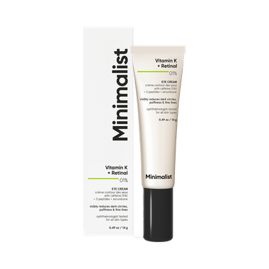 Minimalist Vitamin K + Retinal 01% Eye Cream