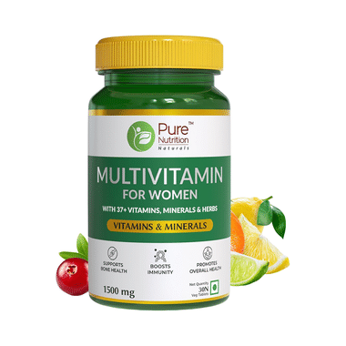 Pure Nutrition Multivitamin for Women with Minerals | For Healthy Bones & Immunity | Tablet