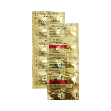 कफ क्यू डीएक्स 5mg/2mg/10mg टैबलेट