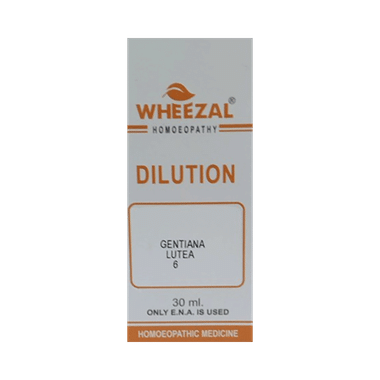 Wheezal Gentiana Lutea Dilution 6