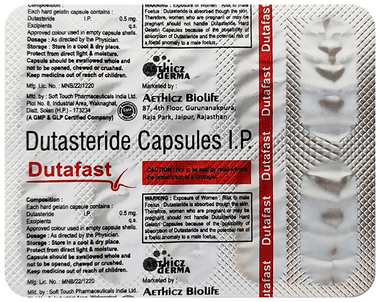 Dutafast 0.5mg Capsule