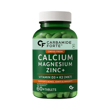 Carbamide Forte Calcium, Magnesium & Zinc + | For Bones, Joints & Immunity | Tablet