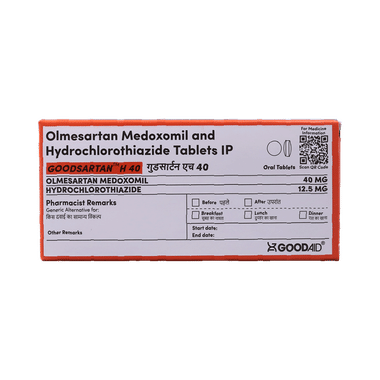 Goodsartan H 40 Tablet