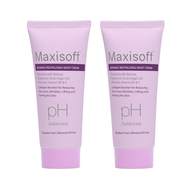 Maxisoft PH Balanced Advance Revitalising Night Cream (50gm Each)