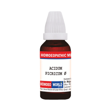 Dr. Majumder Homeo World Acidum Picricum Q Mother Tincture (30 Ml Each)