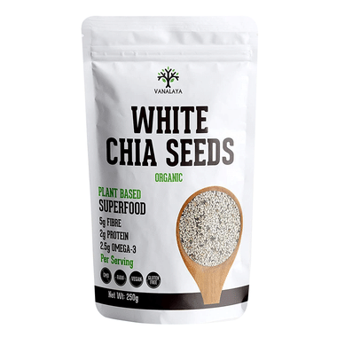 Vanalaya White Chia Seeds Organic