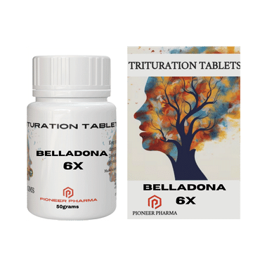 Pioneer Pharma Belladona Trituration Tablet 6X