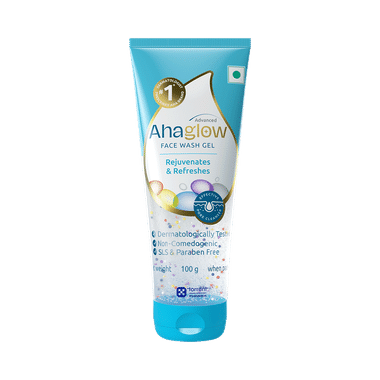 Ahaglow Advanced Skin Rejuvenating Face Wash | Effective Pore Cleanser | SLS & Paraben-Free Face Care Product