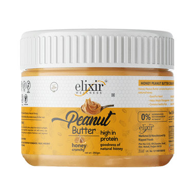 Elixir Wellness Honey Peanut Butter Crunchy