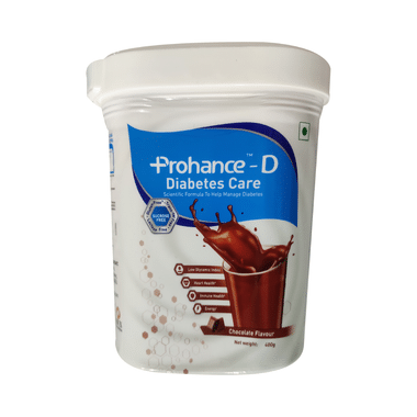 Prohance -D Nutritional Supplement For Diabetes Care | Flavour Chocolate