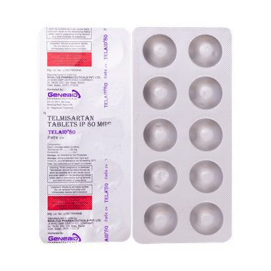 Telaid 80mg Tablet