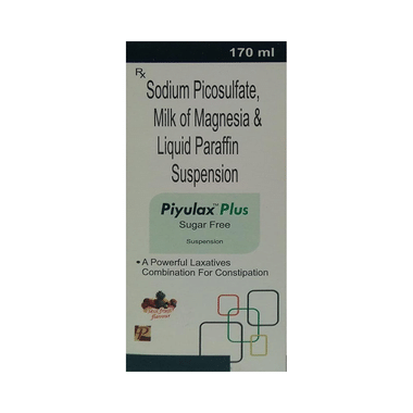 Piyulax Plus Oral Suspension Mixed Fruit Sugar Free