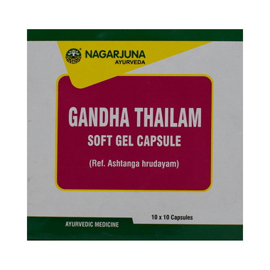Nagarjuna Gandha Thailam Soft Gel Capsule