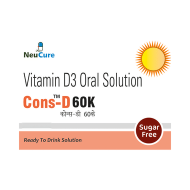 Cons-D 60K Oral Solution (5ml Each) Sugar Free
