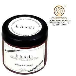 Khadi Naturals Herbal Exfolalmond & Honey Facial Scrub