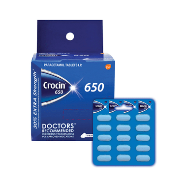 Crocin 650mg Tablet Pack Of 4