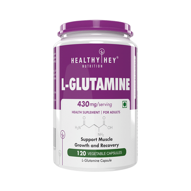 HealthyHey Nutrition L-Glutamine Vegetable Capsule