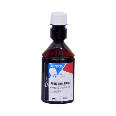 Povic Oral Rinse Ready to Use Gargle Solution