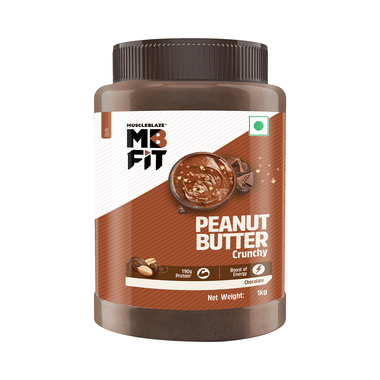 MuscleBlaze MB Fit Chocolate Peanut with High Protein & Fibre | Butter Crunchy