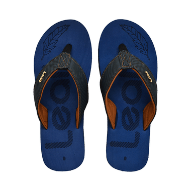 Leaf Ortho Diabetic And Flatfoot Slippers With Extra Cushion For Better Blood Flow Blue 5