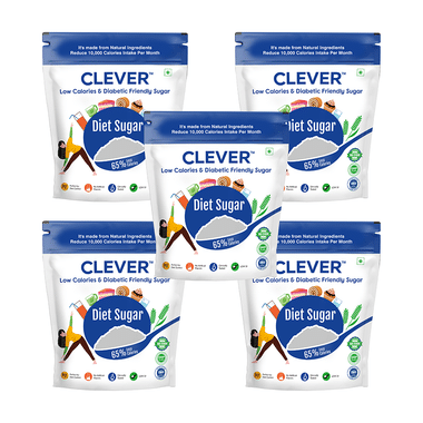 Clever Low Calories & Diabetic Friendly Diet Sugar (1kg Each)