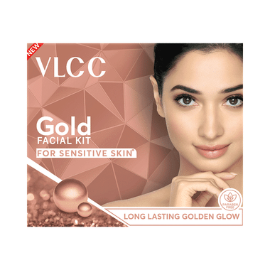 VLCC Gold Facial Kit For Sensitive Skin