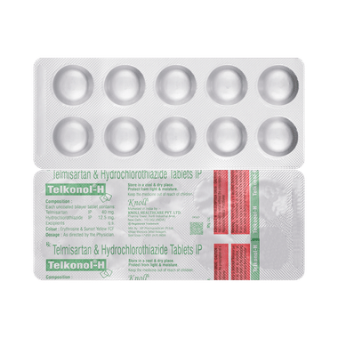 Telkonol H 40mg/12.5mg Tablet