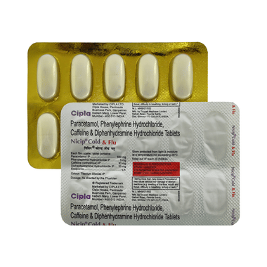Nicip Cold & Flu Tablet