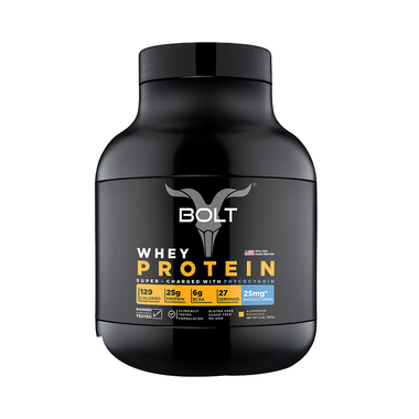 Bolt Whey Protein For Muscle Growth & Lean Muscle Mass | Flavour Powder Alphonso Mangoza