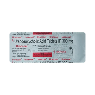 Ursocoat 300mg Tablet