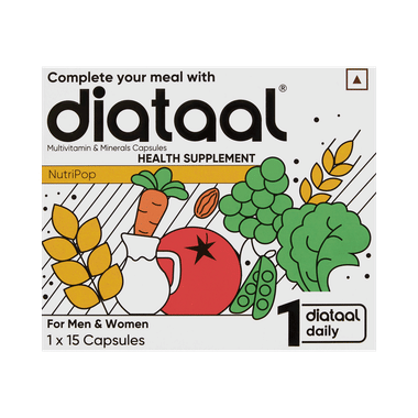 Diataal Nutripop Multivitamin Capsule for Immunity, Fitness & Wellness