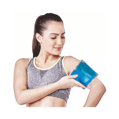 Vissco Icecool Gel Pack, Re-Freezable for Shoulder & Back Pain Relief Small