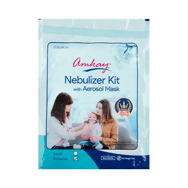Amkay Nebulizer Adult Mask Kit with Air Tube and Adult Mask