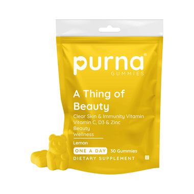 Purna Immunity Vitamin Gummies Lemon