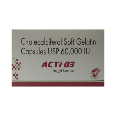Acti D3 Softgel Capsule