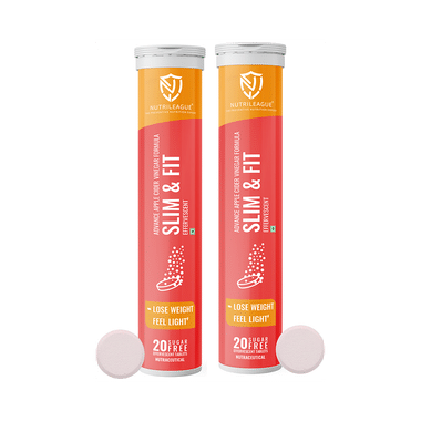 Nutrileague Slim & Fit Apple Cider Vinegar Effervescent Tablet (20 Each)