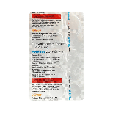 Verocet 250mg Tablet