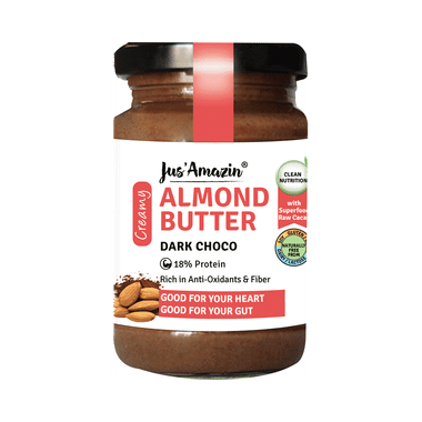 Jus Amazin Creamy Almond Butter Dark Chocolate