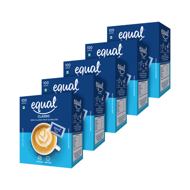 Equal Classic Zero Calorie From Sucralose Sachet (100 Each)